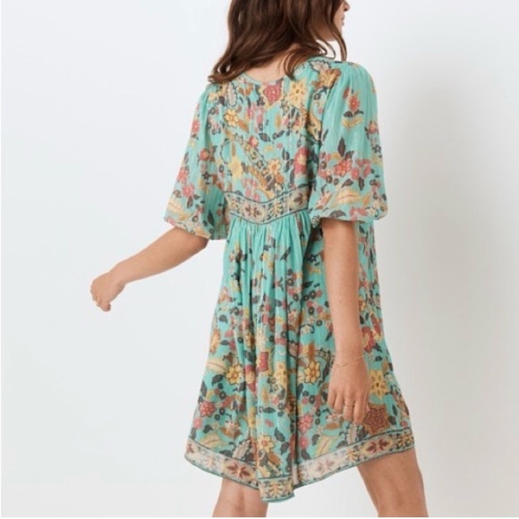 Spell & The Gypsy Collective Hendrix Boho Mini Dress Size Small - Picture 4 of 13